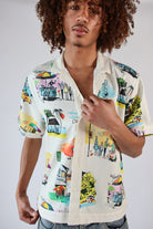 French Riviera Woven Button Up Shirt