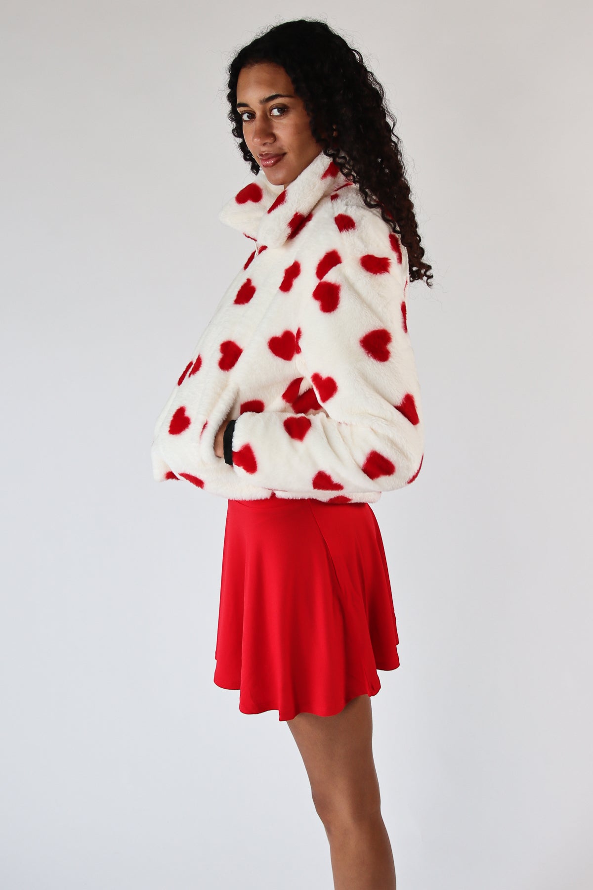 theredthread 【新品】nylon jacket heart THEREDTHREAD / ザレッドスレッド】nylon jacket heart