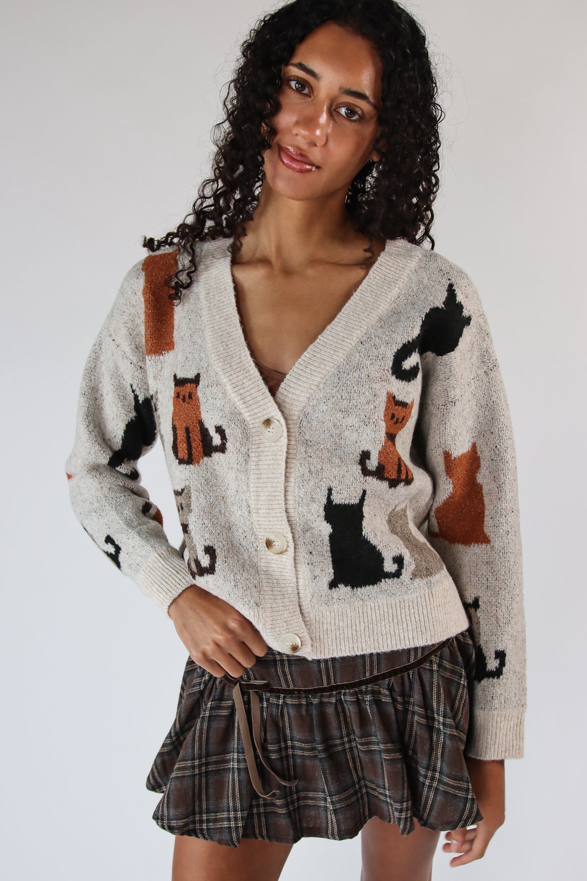 Fuzzy Kittens Cardigan