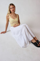 Gauze Tiered Maxi Skirt