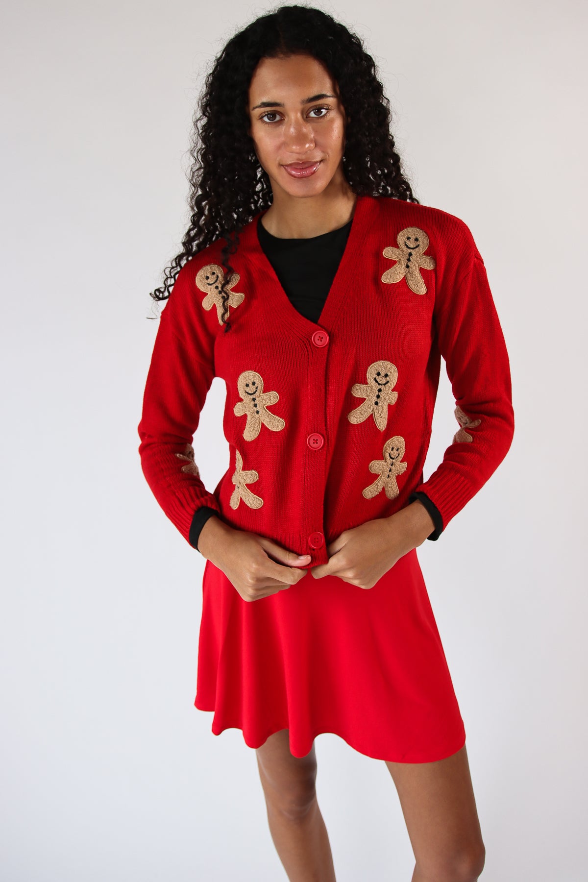 Gingerbread Pal Cardigan