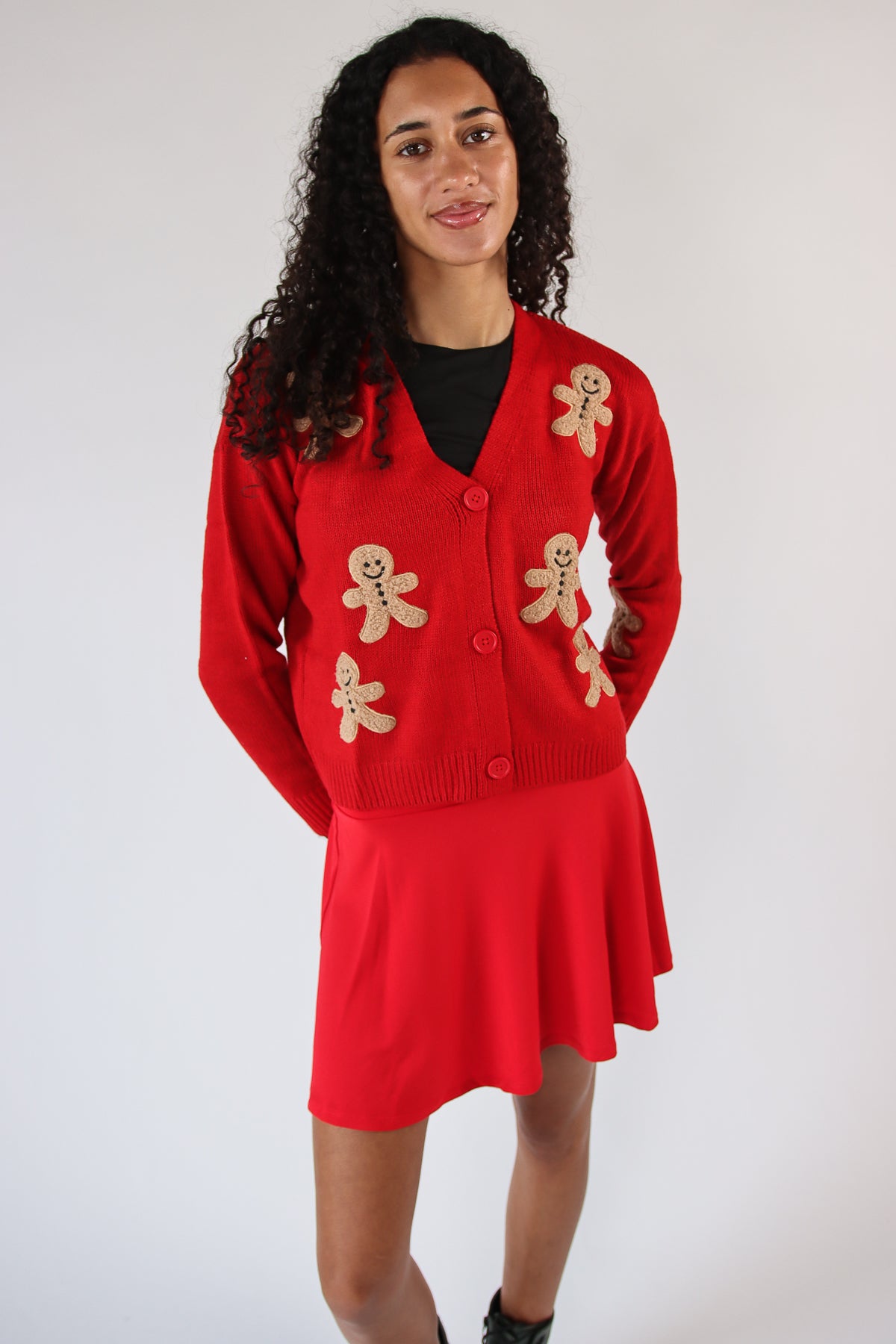 Gingerbread Pal Cardigan