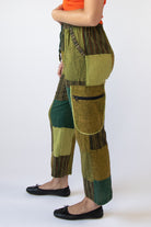 Going Green Zip Pocket Patchwork Pants
