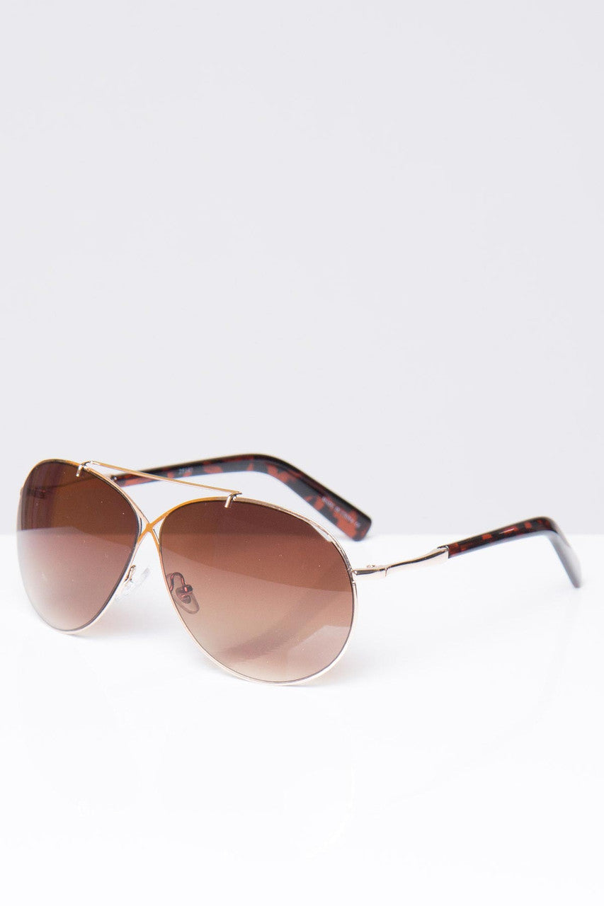 Crossover Aviator Sunglasses