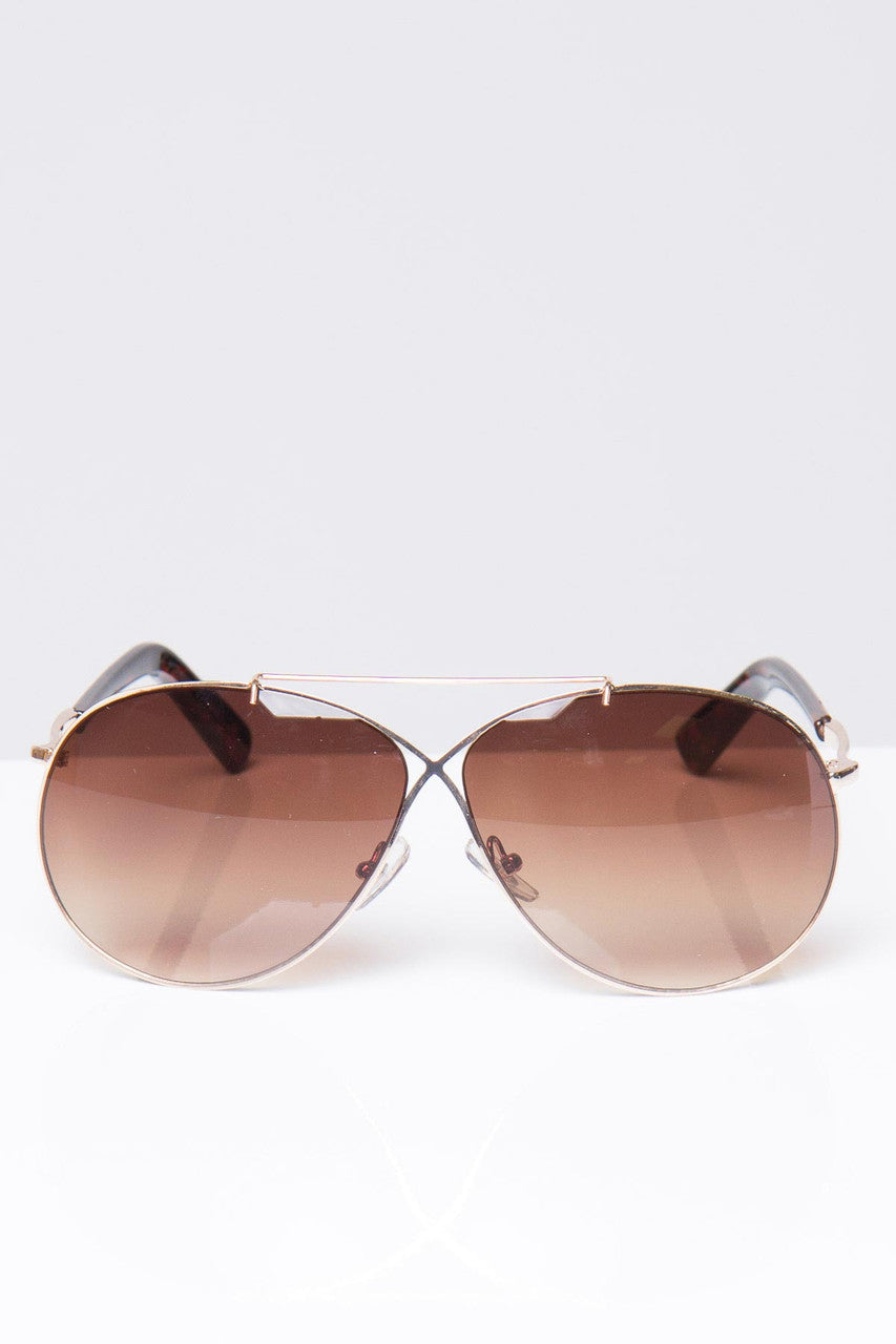 Crossover Aviator Sunglasses