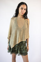 Metallic Chain Poncho