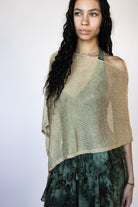 Metallic Chain Poncho