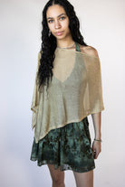Metallic Chain Poncho
