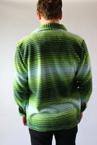 Patterned Plush Button Up Shirt