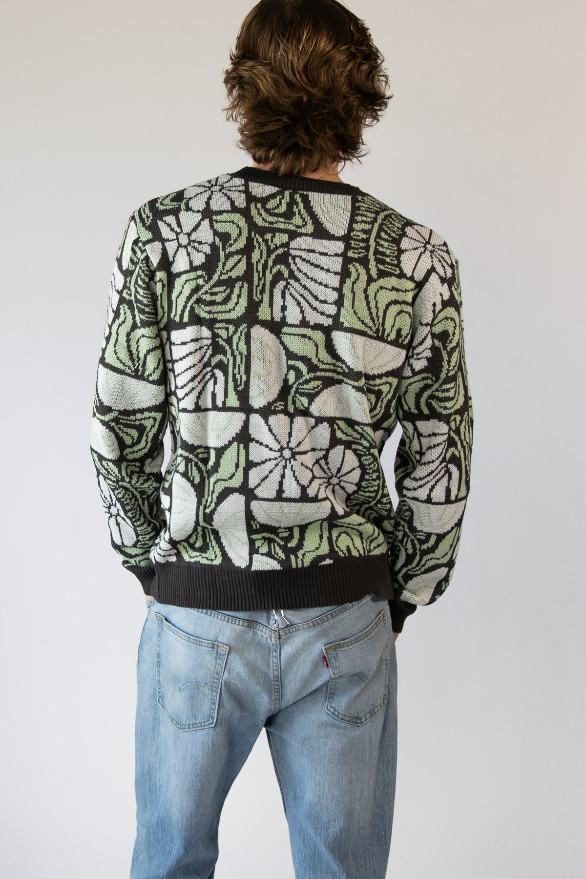 Groovy Grid Sweater