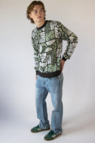 Groovy Grid Sweater
