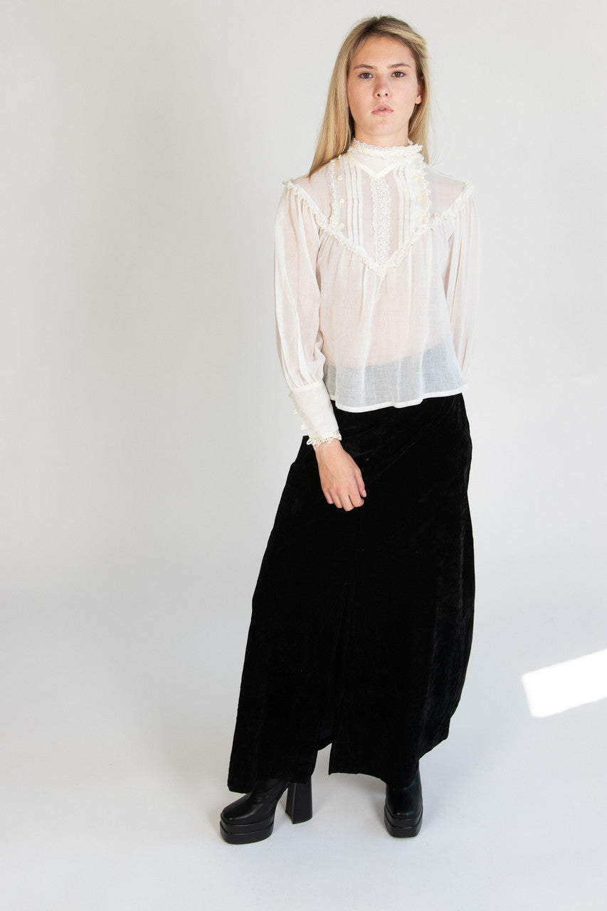 Vintage Jessica's Gunnies Gunne Sax Top (1970s) 632