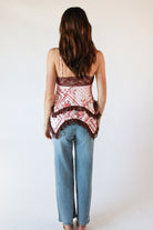 Handkerchief Printed Lace Cami
