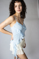 Ruffle Chiffon Cami Tank Top