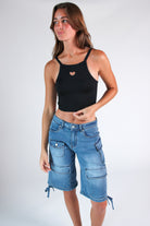 Heart Cutout Seamless Tank