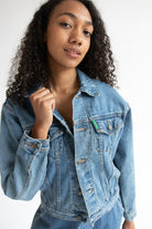 Vintage Hero Club Denim Jacket (1980s)