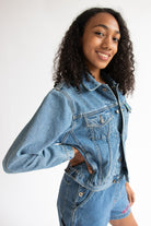 Vintage Hero Club Denim Jacket (1980s)