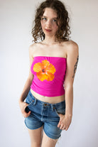 Hibiscus Tube Top