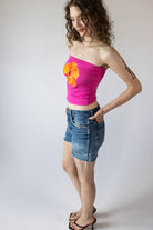 Hibiscus Tube Top
