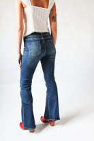 High Rise Belted Flares