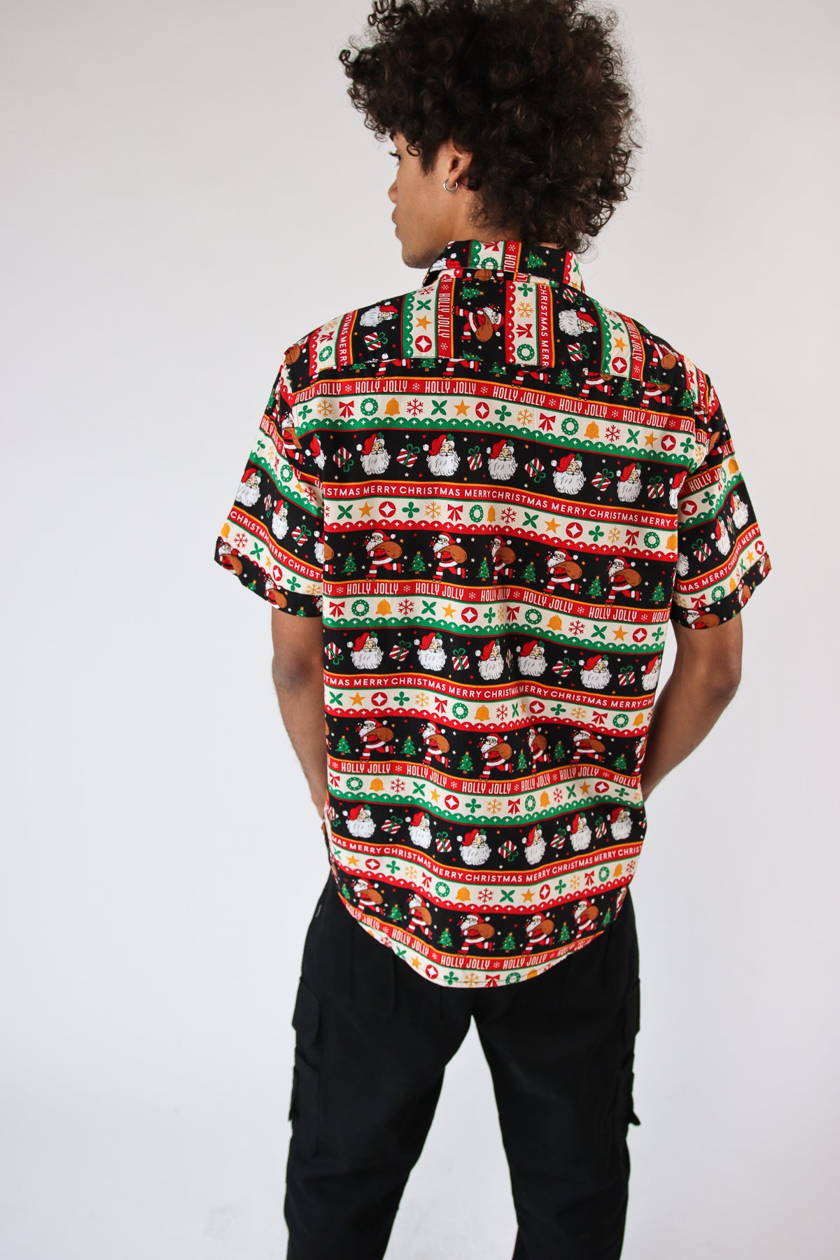 Holly Jolly Christmas Button Up Shirt