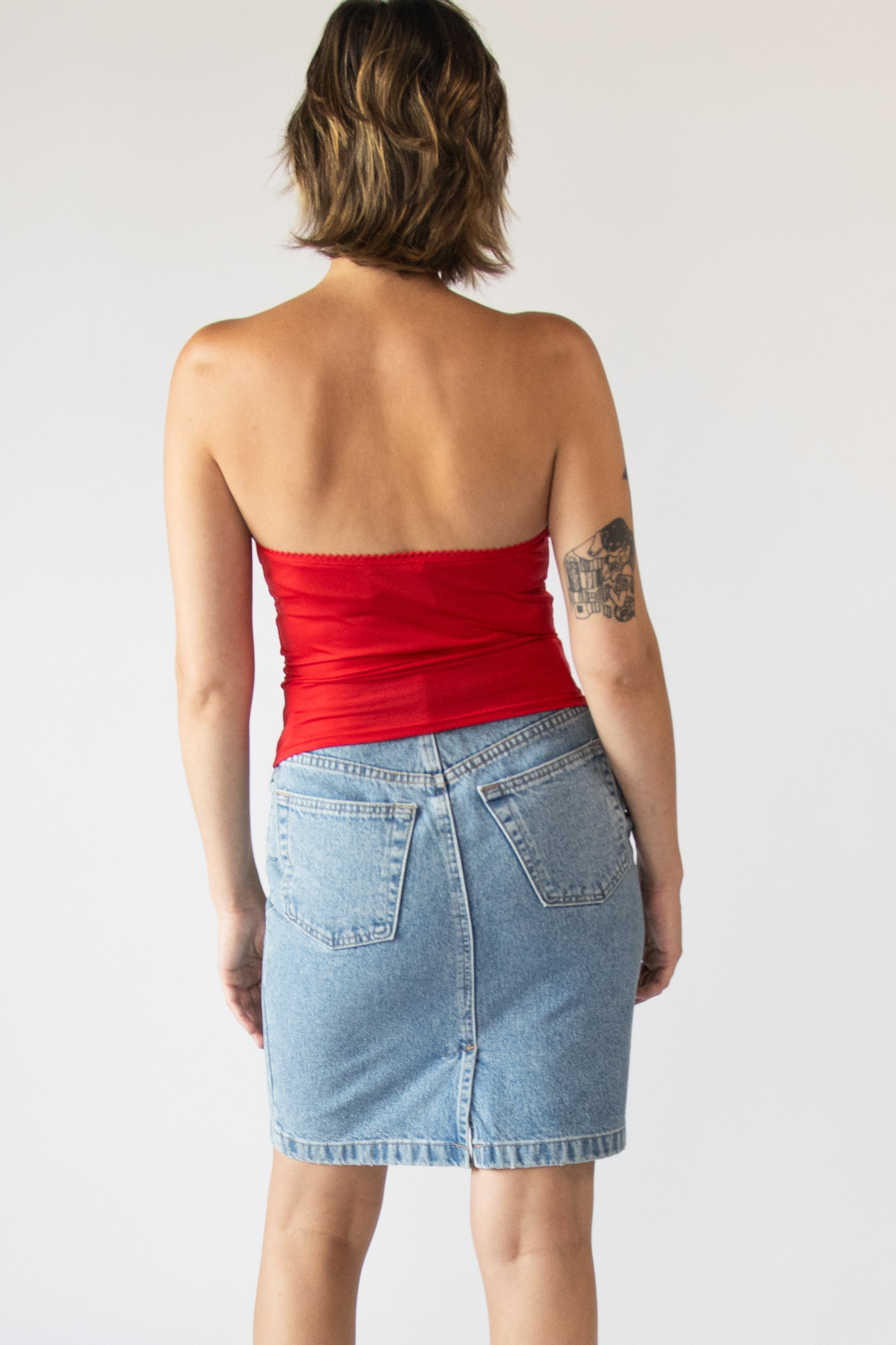 Hook & Eye Strapless Bustier