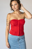 Hook & Eye Strapless Bustier