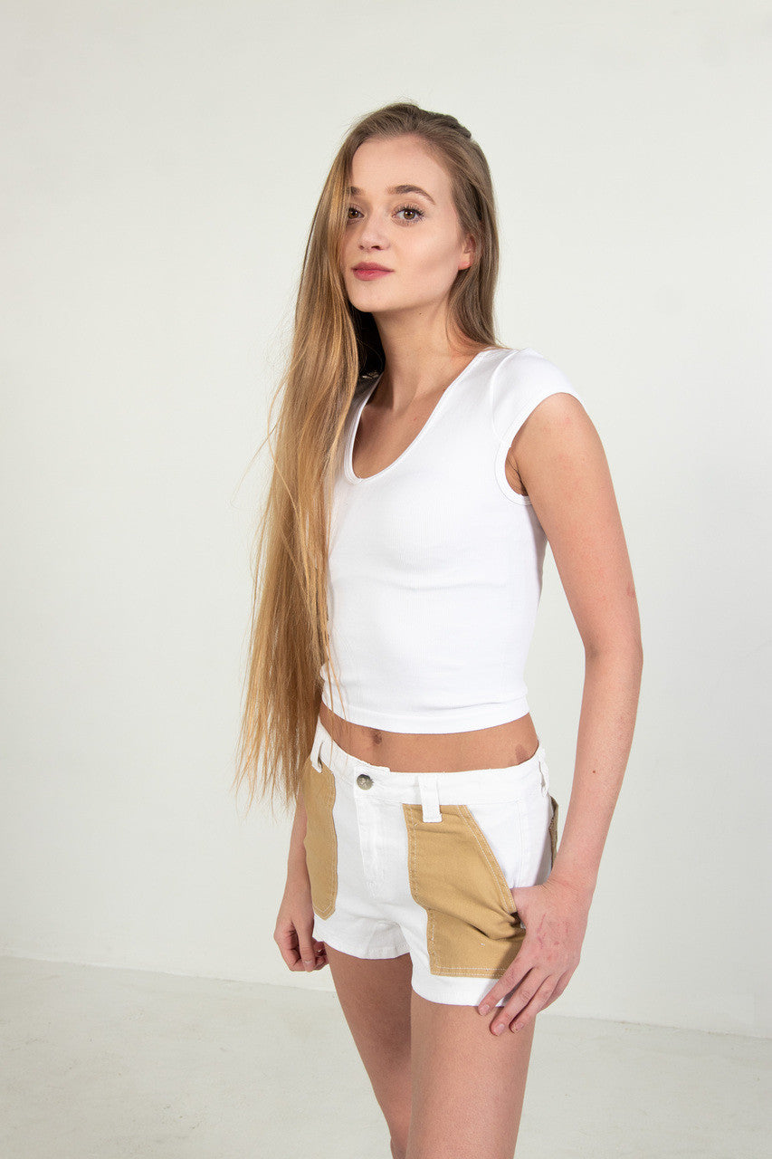 Two Tone Carpenter Shorts