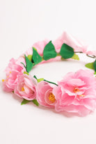 Pink Floral Crown
