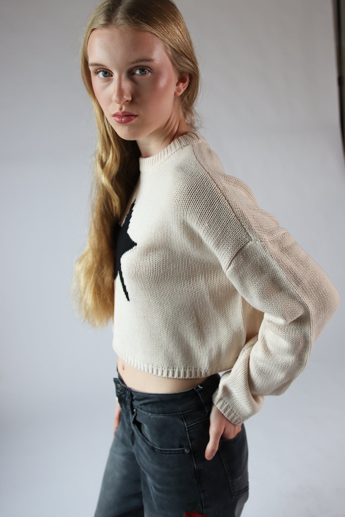 Intarsia Star Sweater