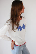 Kissing Fish Knit Sweater