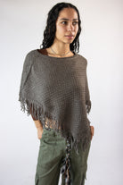 Fringe Hem Poncho