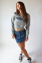 Printed Knit Graphic Sweater