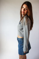 Printed Knit Graphic Sweater