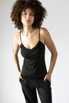 Ribbon Bow Lace Trim Cami