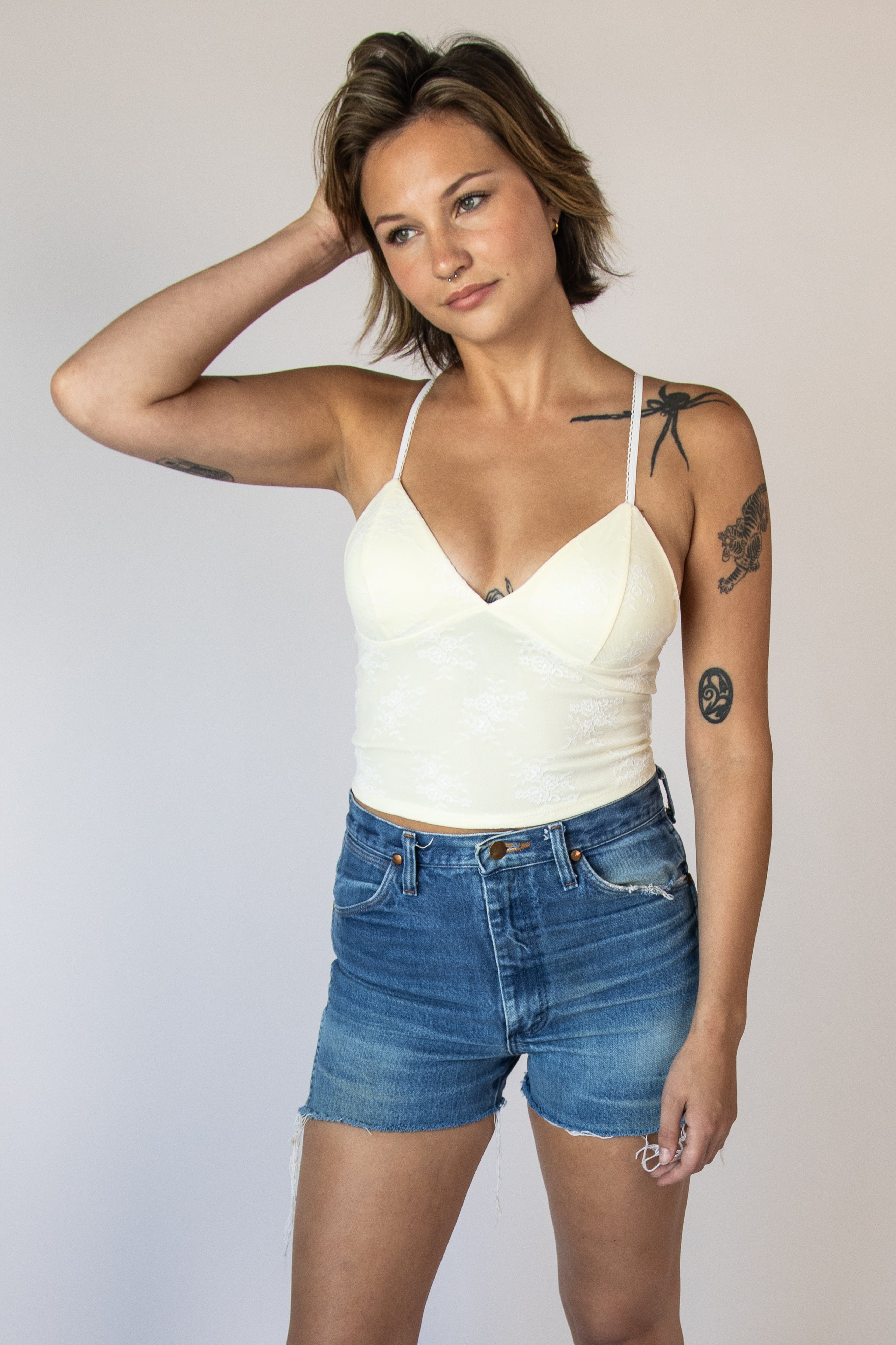 Lace Bustier Cami