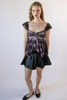 Lace Handkerchief Babydoll Tank