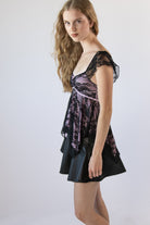 Lace Handkerchief Babydoll Tank