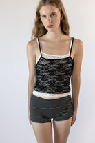 Double Layer Lace Cami
