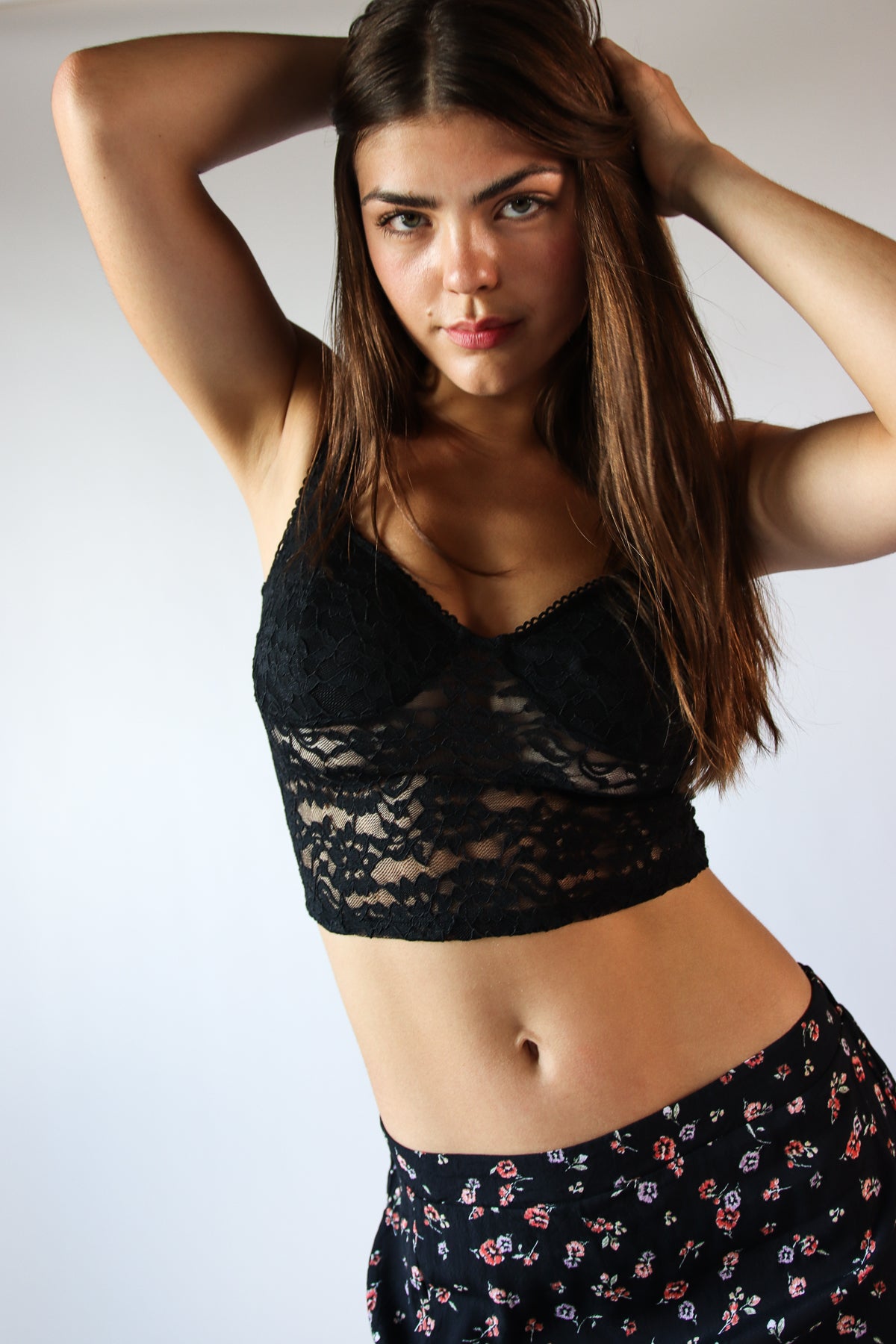 Lace Bustier Tank Top