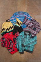 Mystery Vintage 80s Style Sweater Colorful