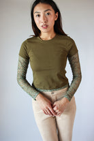 Layered Lace Long Sleeve Tee