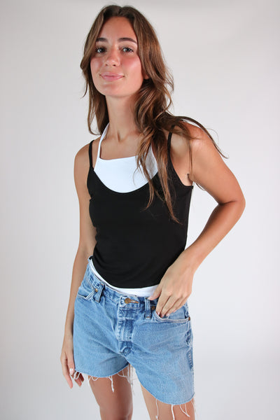 Layered Halter Cami Tank Top – Ragstock