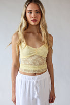 Lace Sweetheart Tank Top