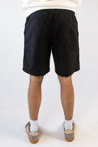Linen Cotton Blend Pull On Shorts