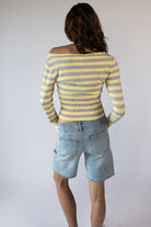 Long Barrel Bermuda Denim Shorts