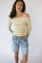 Long Barrel Bermuda Denim Shorts
