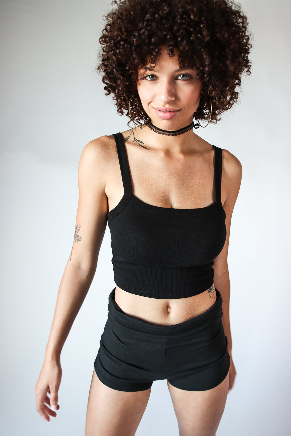 Low Rise Fold Over Shorts