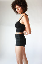 Low Rise Fold Over Shorts