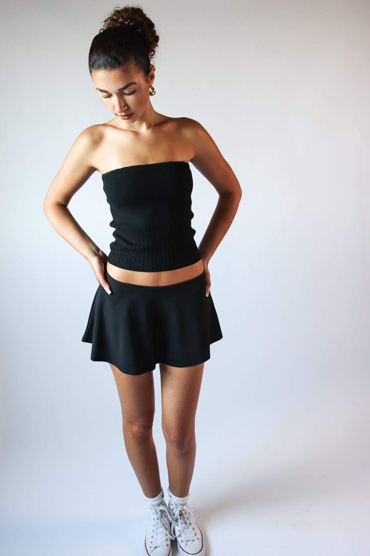 Low Rise Mini Circle Skort